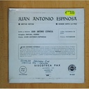 JUAN ANTONIO ESPINOSA - Â¿DONDE ESTA LA PAZ? / GRITOS ROTOS - SINGLE