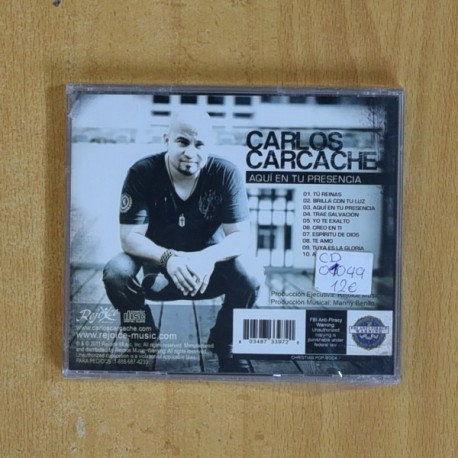 CARLOS CARCACHE - AQUI EN TU PRESENCIA - CD