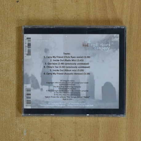 LETICIA - CARRY MY FRIEND INSIDE OUT - CD