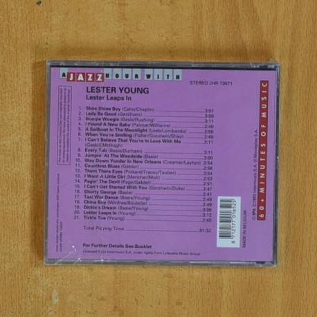 LESTER YOUNG - LESTER LEAPS IN - CD