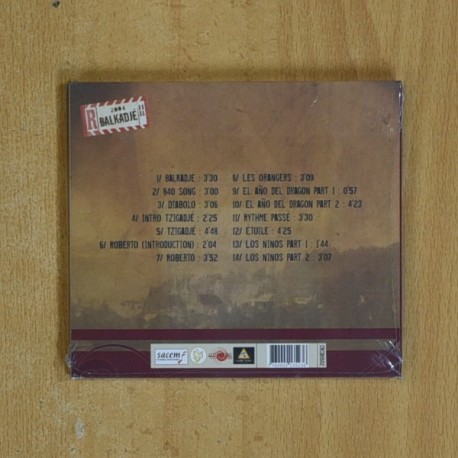 BALKADJE - BALKADJE - CD