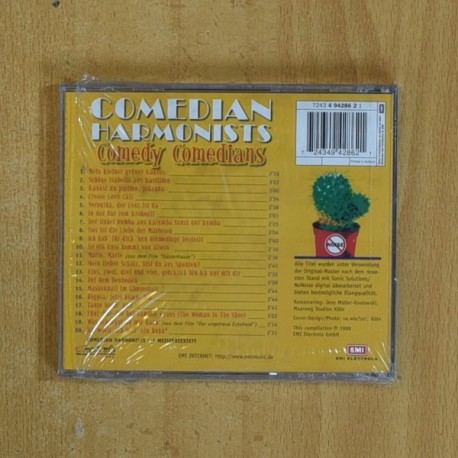 COMEDIAN HARMONISTS - COMEDY COMEDIANS - CD
