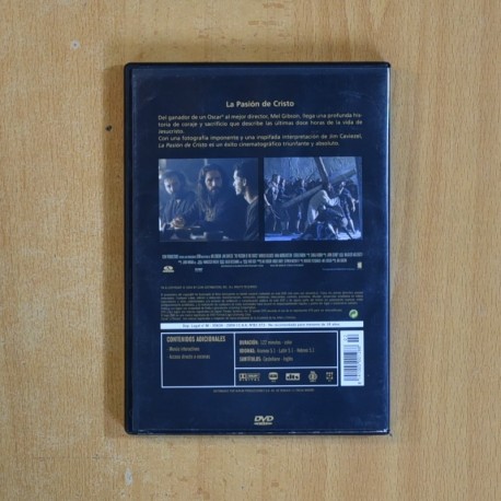 LA PASION DE CRISTO - DVD