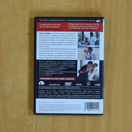 MATCH POINT - DVD
