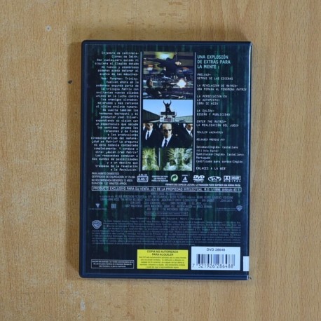 MATRIX RELOADED - DVD
