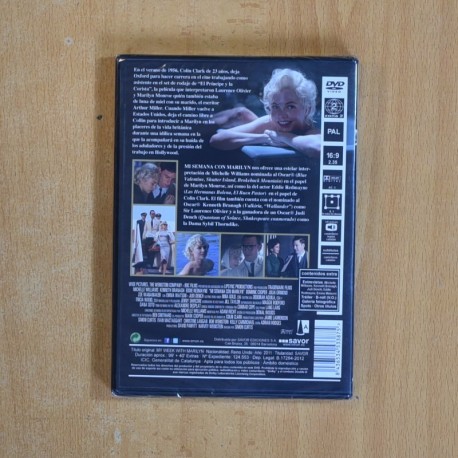 MI SEMANA CON MARILYN - DVD