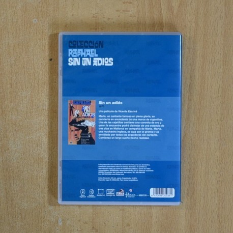 SIN UN ADIOS - DVD