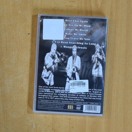 CHICAGO LIVE PERFORMANCE 1977 - DVD