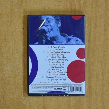 THE WHO SUBSTITUTE LIVE 2004 - DVD