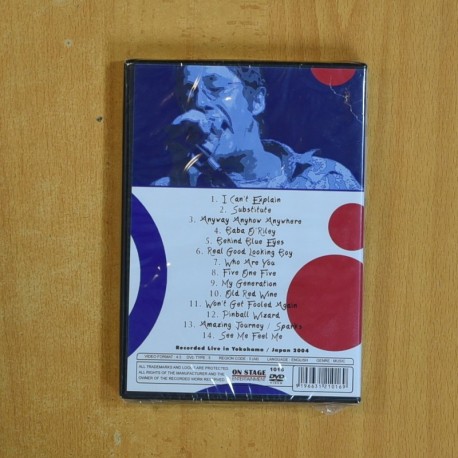 THE WHO SUBSTITUTE LIVE 2004 - DVD