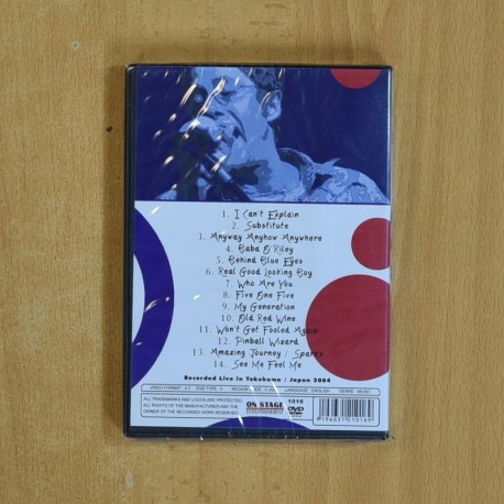 THE WHO SUBSTITUTE LIVE 2004 - DVD