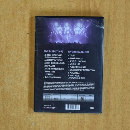 MEGADETH TOTAL DESTRUCTION - DVD