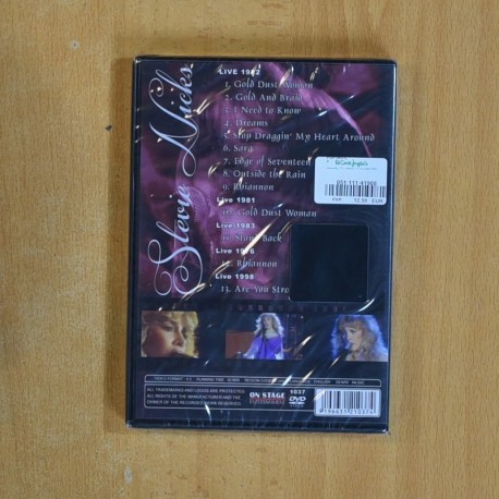 STEVIE NICKS LIVE IN CONCERT - DVD