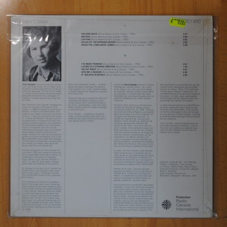 TERRY CARISSE - TERRY CARISSE - LP