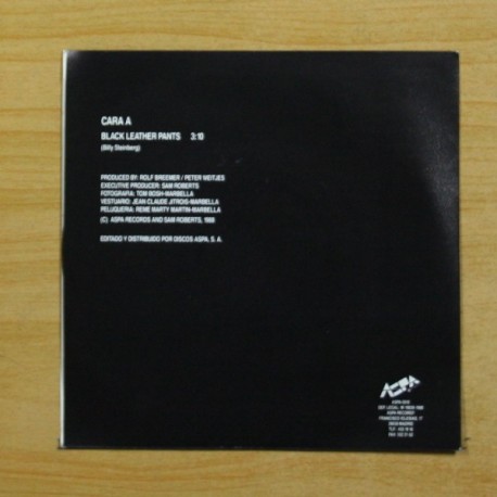 CATHY BAYLE - BLACK LEATHER PANTS - SINGLE