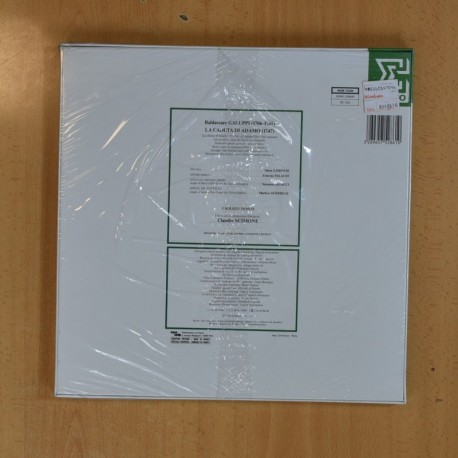 GALUPPI - LA CADUTA DI ADAMO - BOX 2 LP