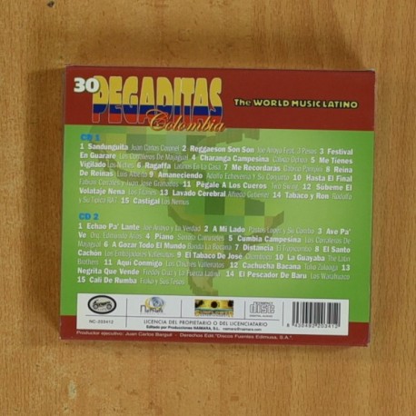 VARIOS - 30 PEGADITAS DE COLOMBIA - CD