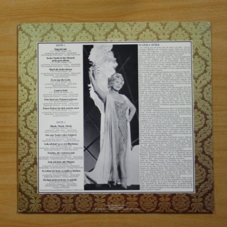 MARIKA ROKK DIE GROSSEN ERFOLGE - LP