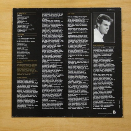 JORGE ROBAINA - RECORDANDO A DONOSTIA Y GURIDI - LP