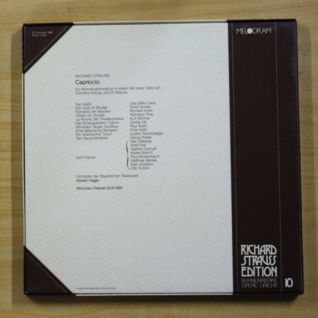 ROBERT HEGER - CAPRICCIO - BOX 3 LP