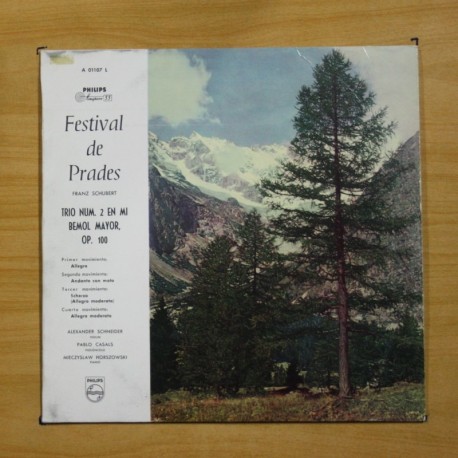SCHUBERT - FESTIVAL DE PRADES - LP