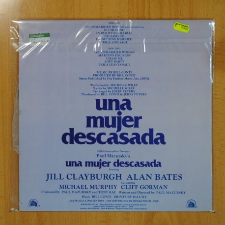 UNA MUJER DESCASADA - BSO - LP
