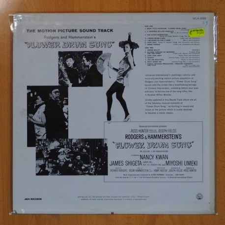 RODGERS AND HAMMERSTEIN - FLOWER DRUM SONG - LP