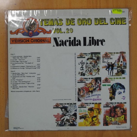 VARIOS - TEMAS DE ORO DEL CINE VOL. 20 - LP