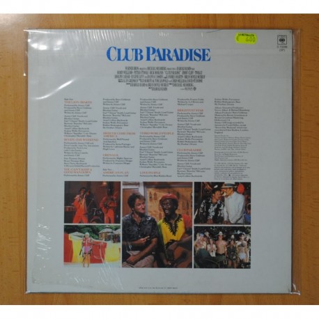 VARIOS - CLUB PARADISE BSO - LP