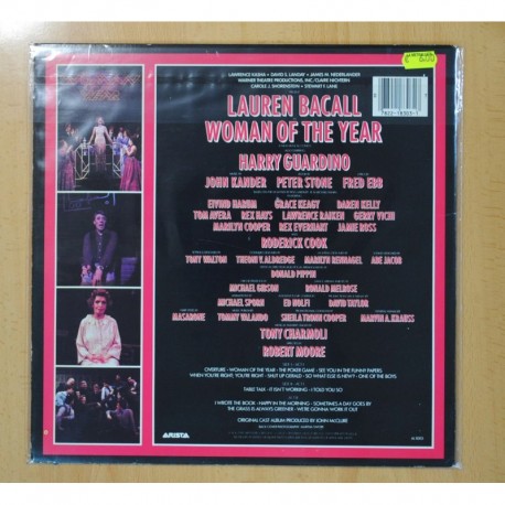 JOHN KANDER - WOMAN OF THE YEAR B.S.O. - LP