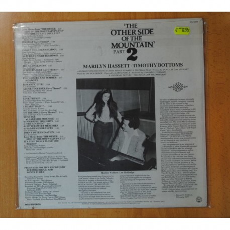 LEE HOLDRIDGE - THE OTHER SIDE OF THE MOUNTAIN B.S.O. PART 2 - LP