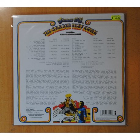 VARIOS - THE HARDER THEY COME - GATEFOLD - LP