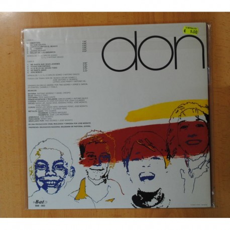 BOSCO - COMEDIA MUSICAL - GATEFOLD - LP