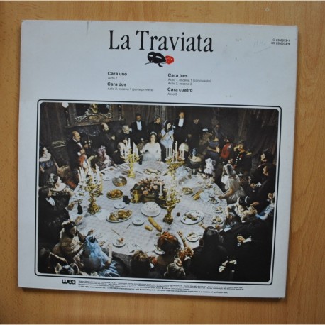 VARIOS - LA TRAVIATA - GATEFOLD 2 LP