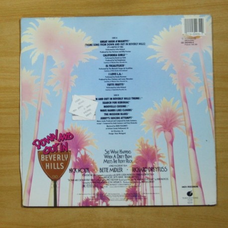 VARIOS - DOWN AND OUT IN BEVERLY HILLS - LP
