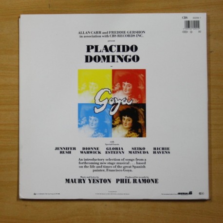 VARIOS - GOYA ...A LIFE IN SONG - GATEFOLD - LP