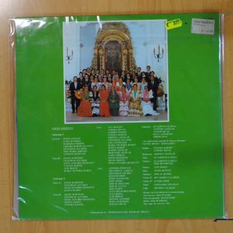 CORO DE LA HERMANDAD DEL ROCIO DE TRIANA - TRIANA TE CANTA - GATEFOLD - 2 LP