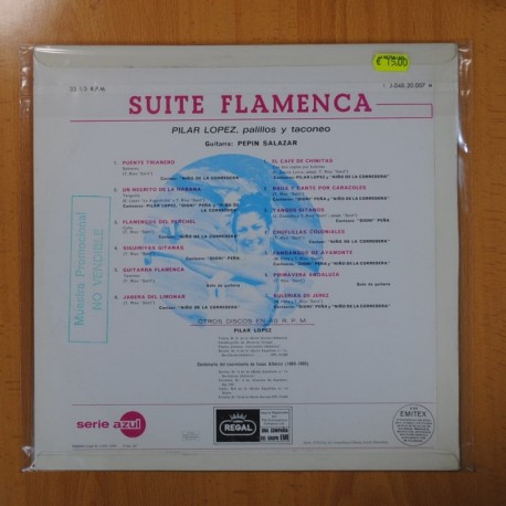 PILAR LOPEZ - SUITE FLAMENCA - LP