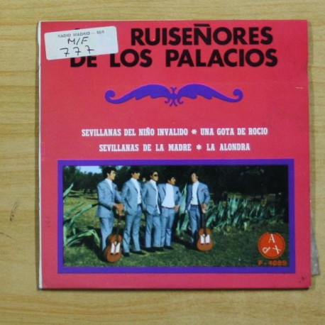 RUISEÃORES DE LOS PALACIOS - SEVILLANAS DEL NIÃO INVALIDO + 3 - EP
