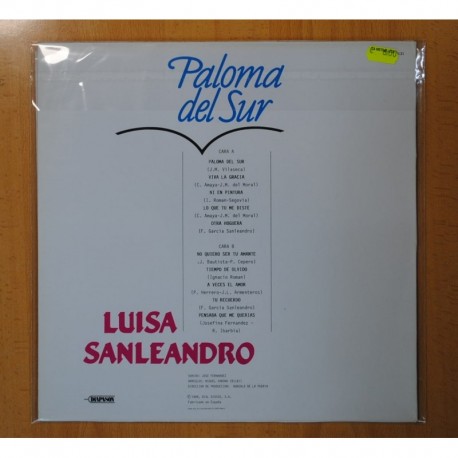 LUISA SANLEANDRO - PALOMA DEL SUR - LP