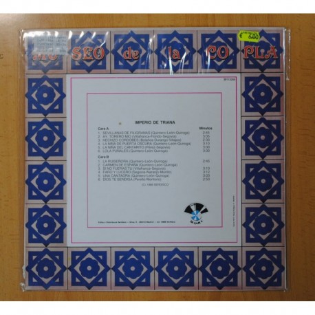 IMPERIO DE TRIANA - MUSEO DE LA COPLA - LP