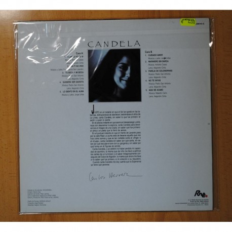 CANDELA - SIN TI NO VIVO - LP
