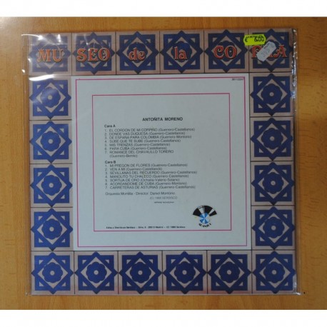 ANTOÑITA MORENO - MUSEO DE LA COPLA - LP