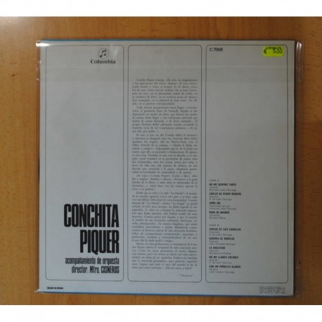 CONCHITA PIQUER - CONCHITA PIQUER - LP