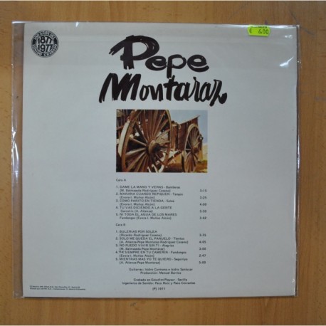 PEPE MONTARAZ - PEPE MONTARAZ - LP
