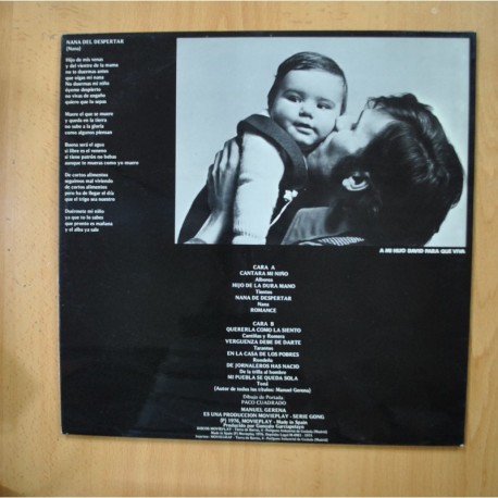 MANUEL GERENA - MANUEL GERENA CANTANDO A LA LIBERTAD - GATEFOLD LP