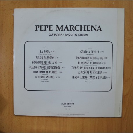 PEPE MARCHENA - PEPE MARCHENA - LP