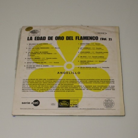 ANGELILLO - LA EDAD DE ORO DEL FLAMENCO - LP