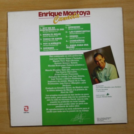 ENRIQUE MONTOYA - CANDELA - LP