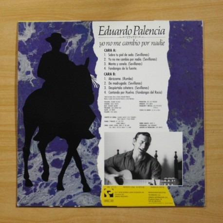EDUARDO PALENCIA - YO NO ME CAMBIO POR NADIE - LP